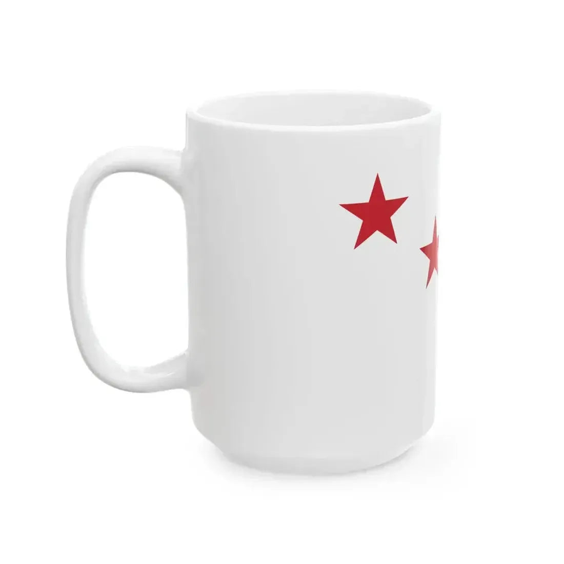 Flag of four star general of Italy (Italy) White Coffee Mug - Go Mug Yourself