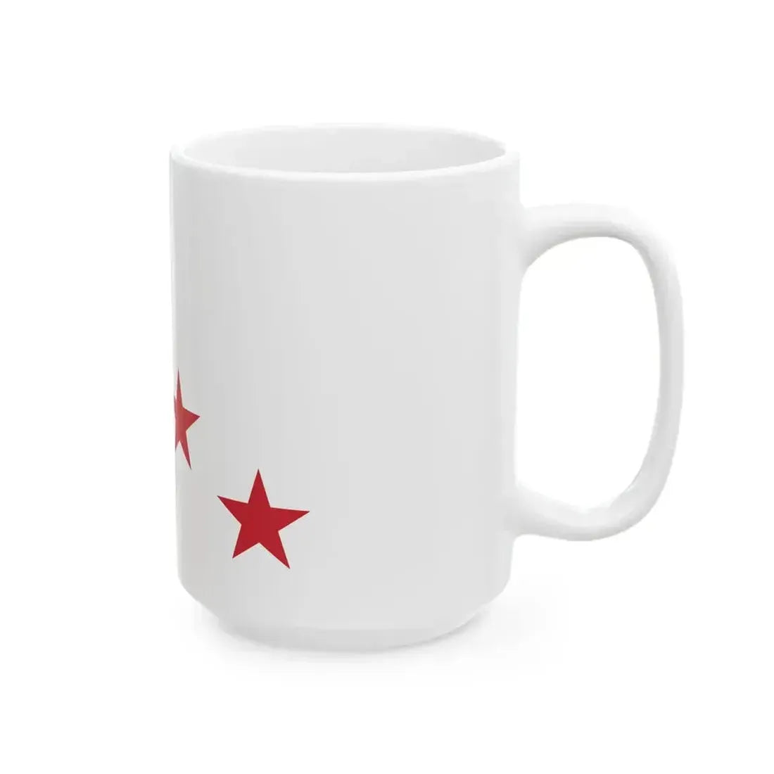 Flag of four star general of Italy (Italy) White Coffee Mug - Go Mug Yourself