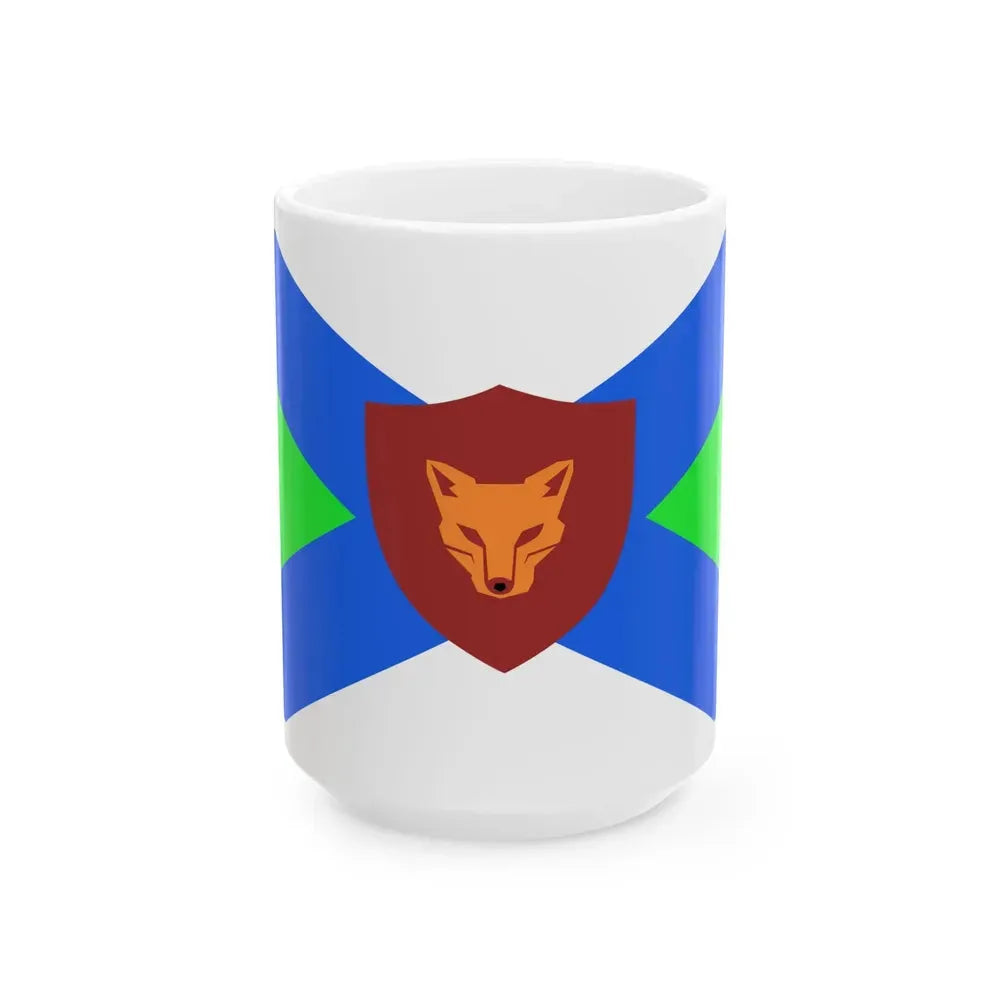 Flag of Fox River Grove Illinois (United States) White Coffee Mug 15oz - Go Mug Yourself
