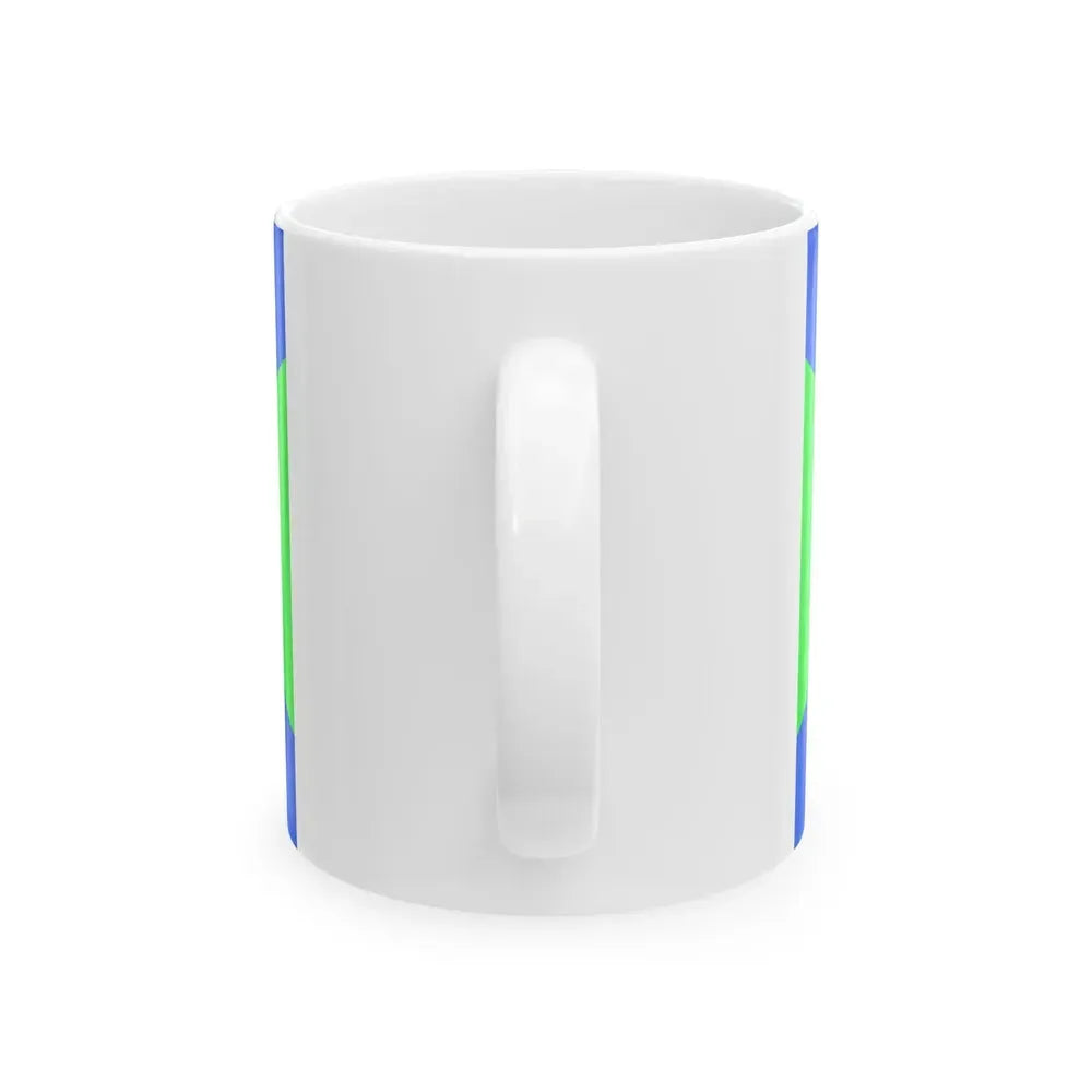 Flag of Fox River Grove Illinois (United States) White Coffee Mug - Go Mug Yourself