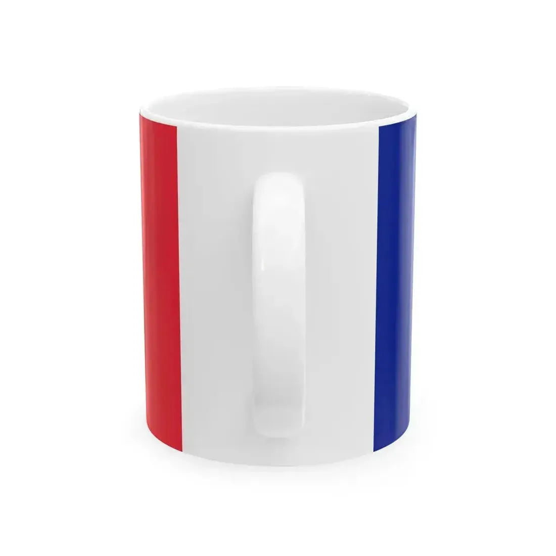 Flag of France 2-1 (France) White Coffee Mug - Go Mug Yourself