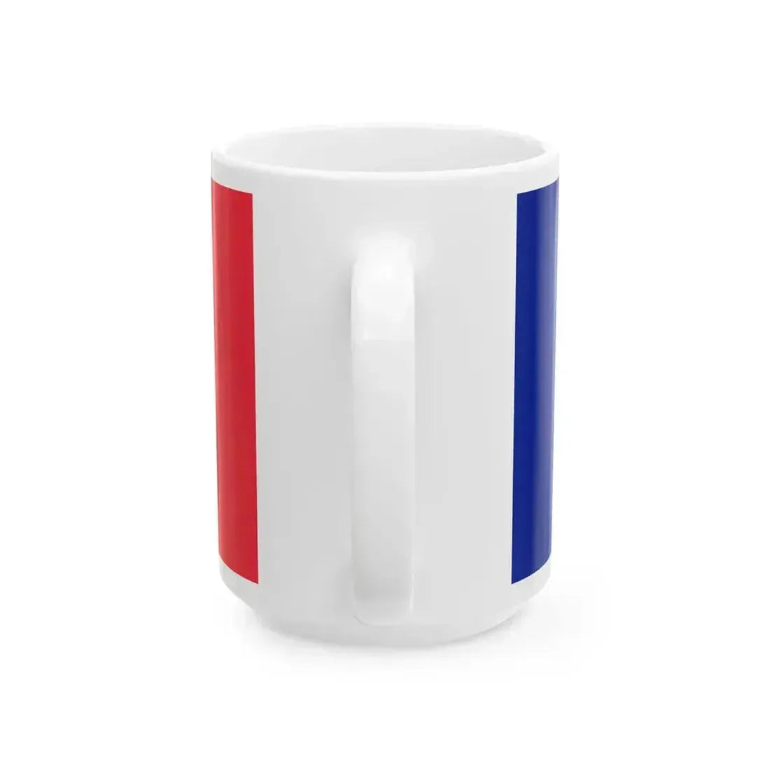 Flag of France 2-1 (France) White Coffee Mug - Go Mug Yourself