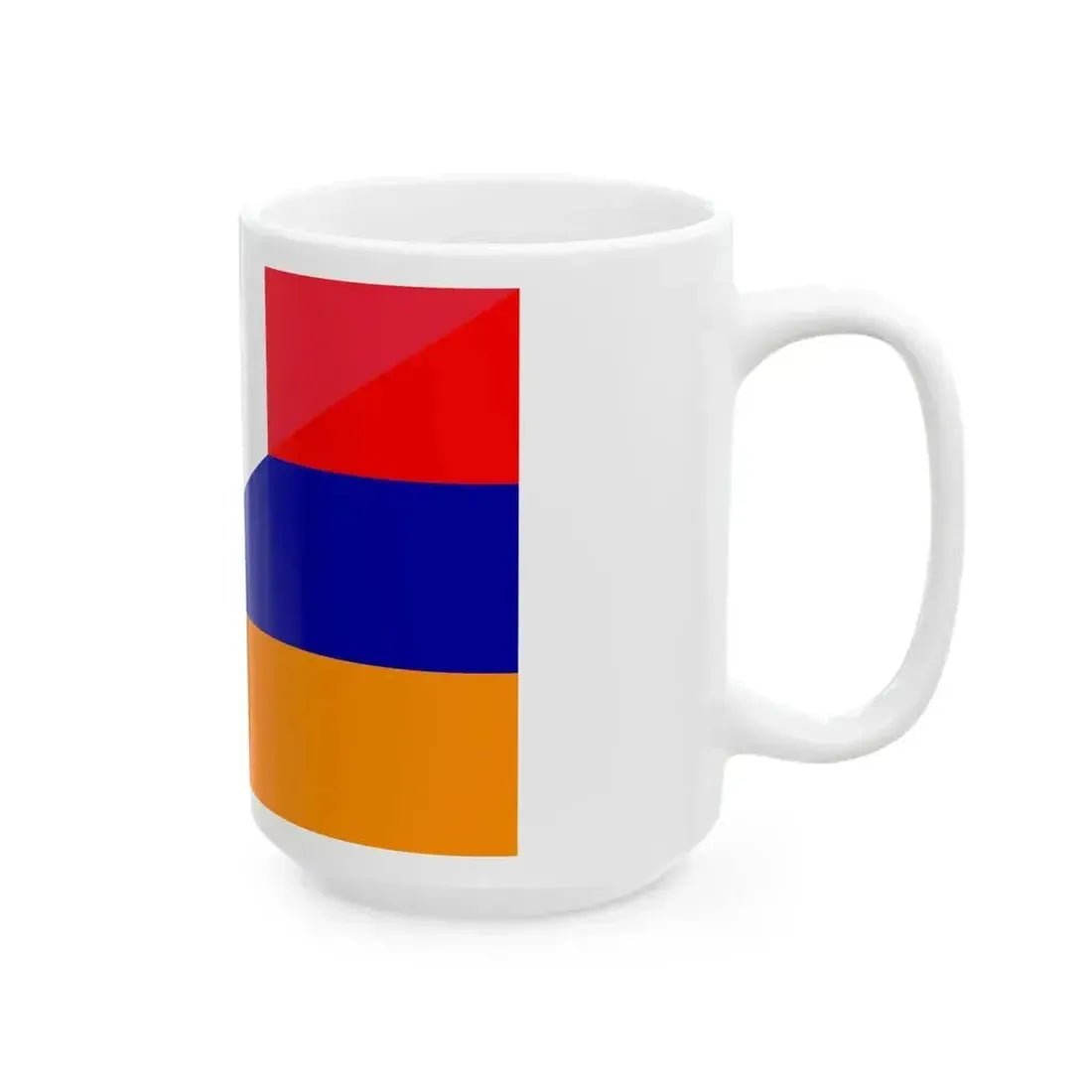 Flag of France and Armenia (Armenia) White Coffee Mug - Go Mug Yourself