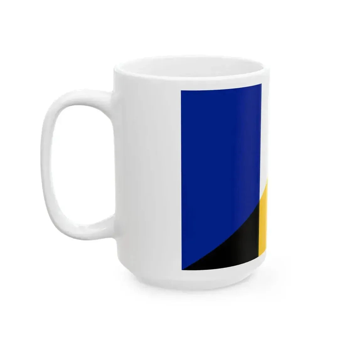 Flag of France and Belgium (Belgium) White Coffee Mug - Go Mug Yourself