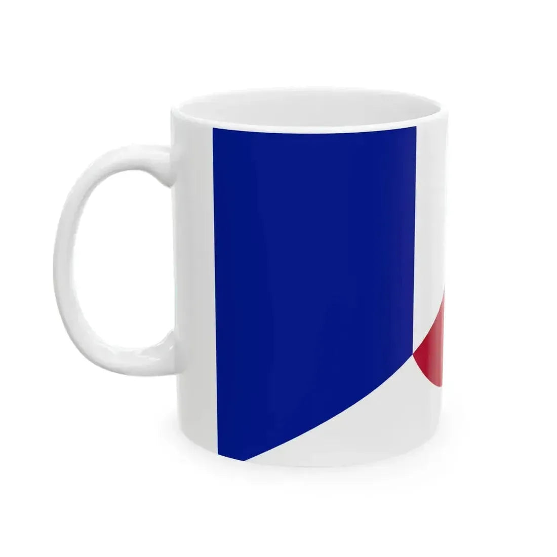 Flag of France and Japan (France) White Coffee Mug - Go Mug Yourself