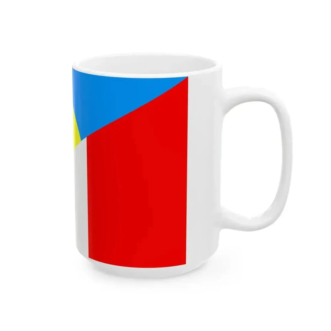 Flag of France and Palau (France) White Coffee Mug - Go Mug Yourself