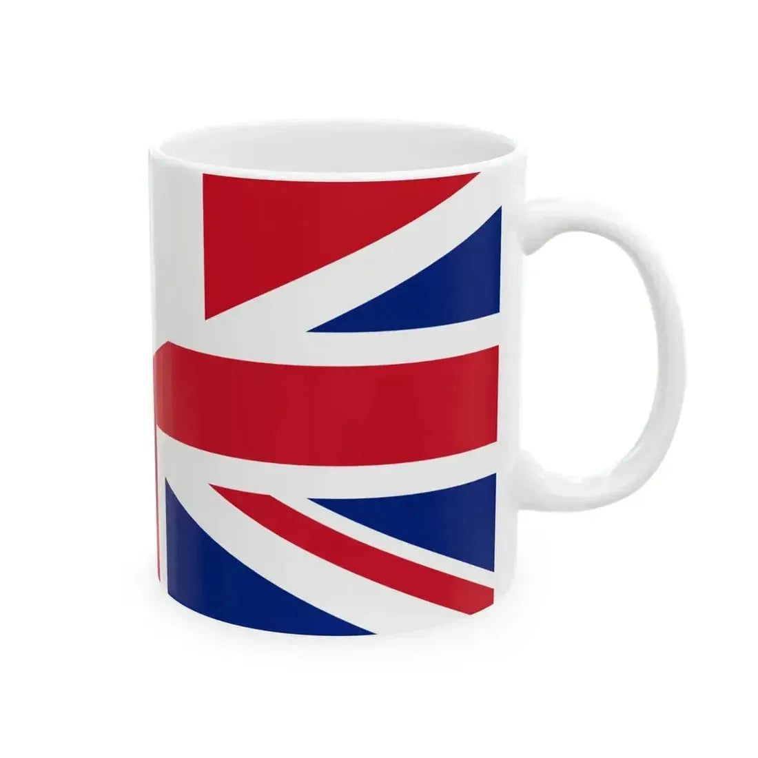 Flag of France and the United Kingdom (France) White Coffee Mug - Go Mug Yourself