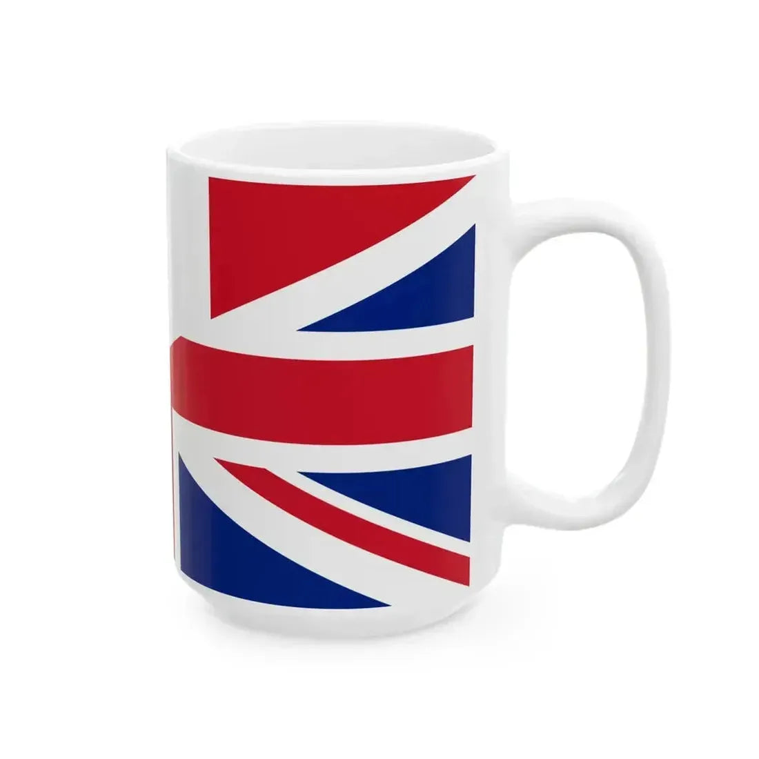 Flag of France and the United Kingdom (France) White Coffee Mug - Go Mug Yourself