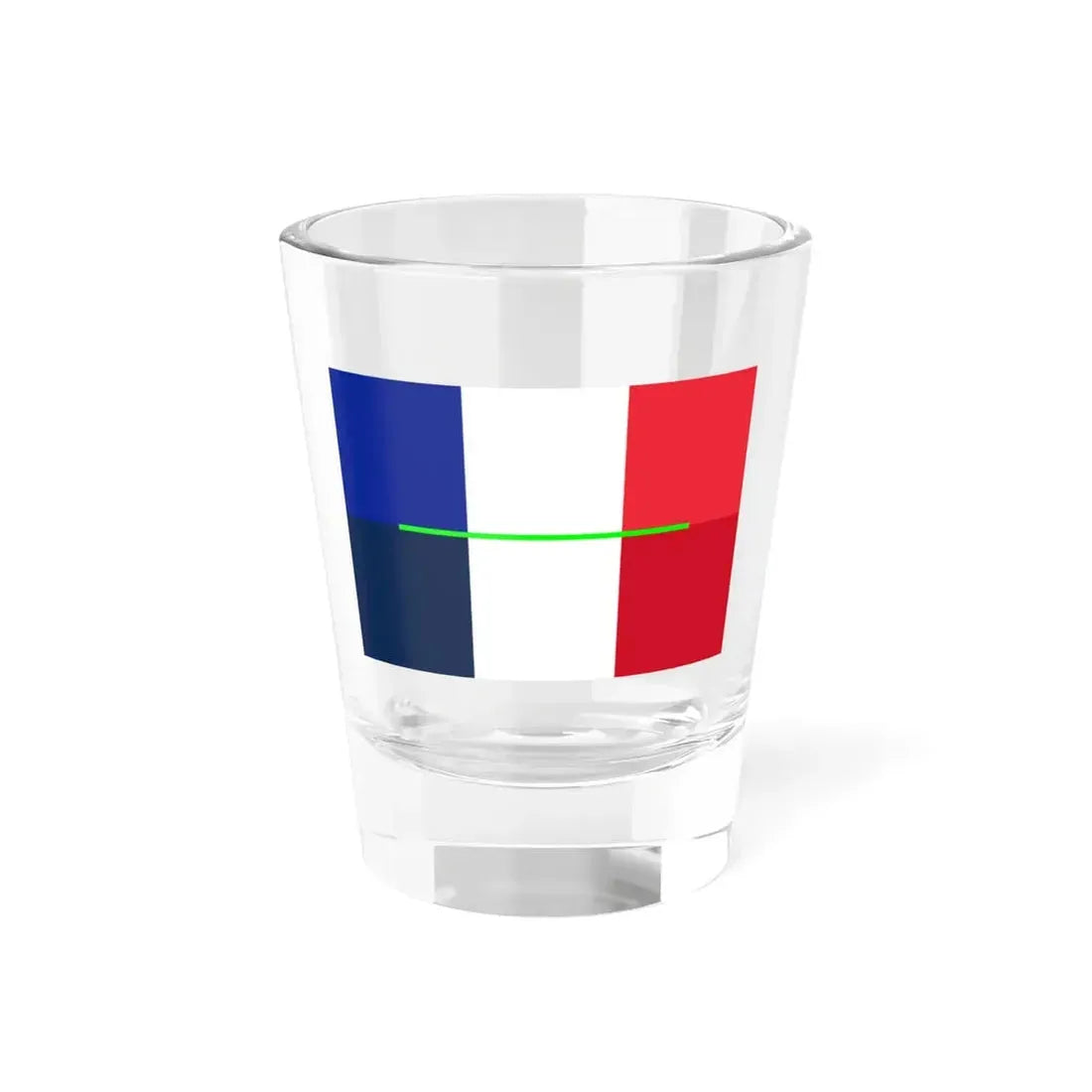 Flag of France colour shade comparison 063712 (France) Shot Glass 1.5oz 1.5oz - Go Mug Yourself