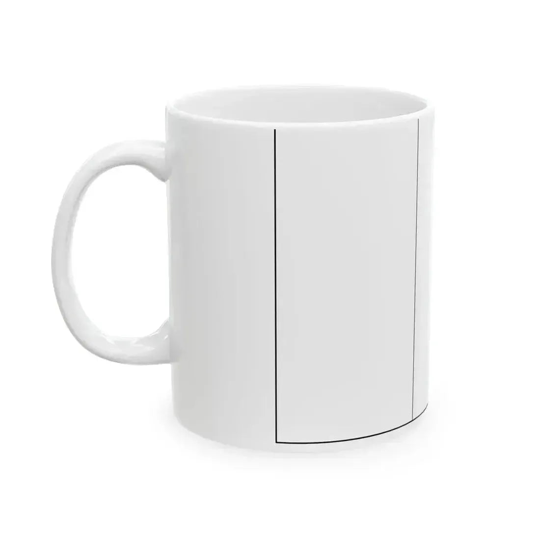 Flag of France colouring page (France) White Coffee Mug - Go Mug Yourself