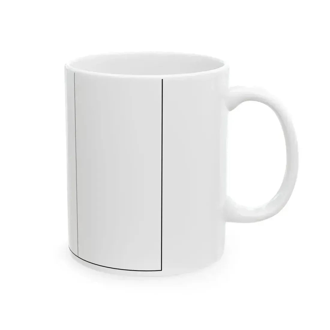 Flag of France colouring page (France) White Coffee Mug - Go Mug Yourself