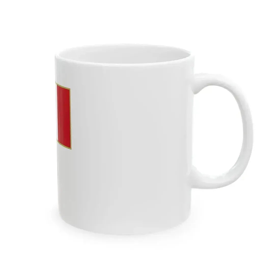 Flag of France Complete (France) White Coffee Mug - Go Mug Yourself