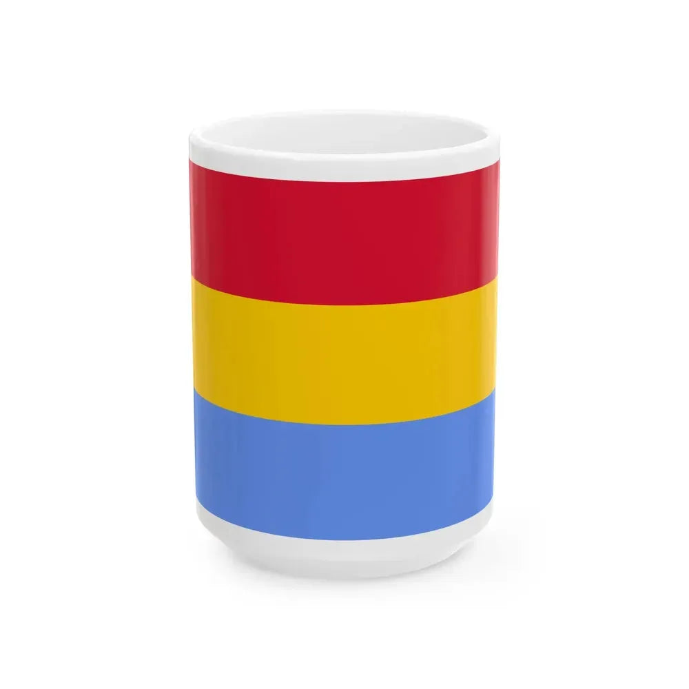 Flag of Francisco de Miranda 1801 (Colombia) White Coffee Mug 15oz - Go Mug Yourself