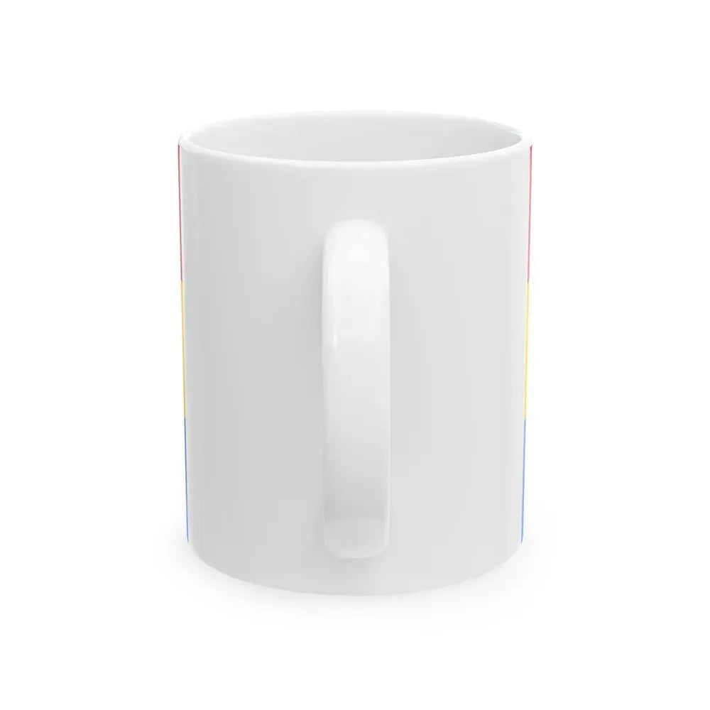 Flag of Francisco de Miranda 1801 (Colombia) White Coffee Mug - Go Mug Yourself