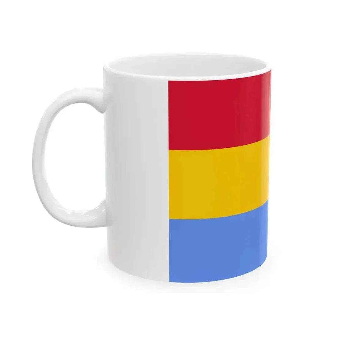 Flag of Francisco de Miranda 1801 (Colombia) White Coffee Mug - Go Mug Yourself