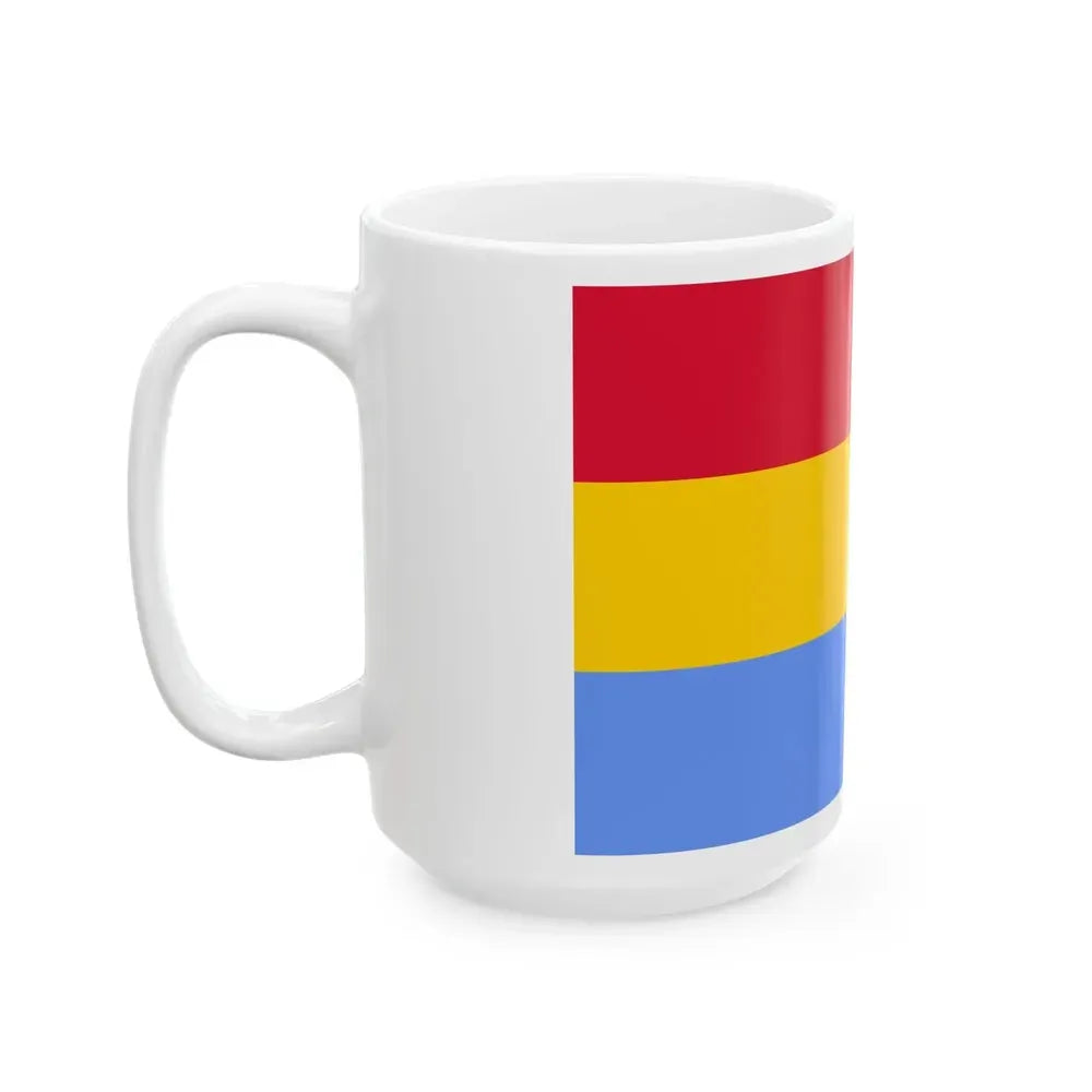 Flag of Francisco de Miranda 1801 (Colombia) White Coffee Mug - Go Mug Yourself