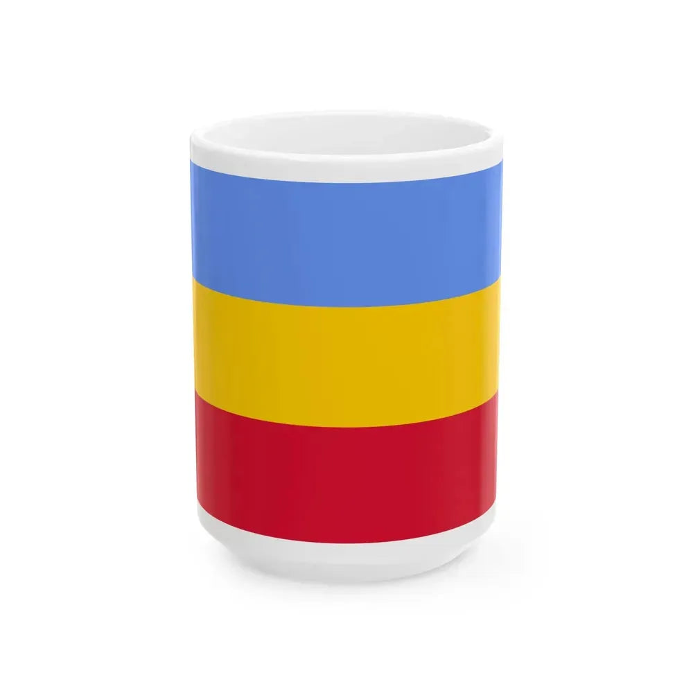 Flag of Francisco de Miranda 1806 (Colombia) White Coffee Mug 15oz - Go Mug Yourself
