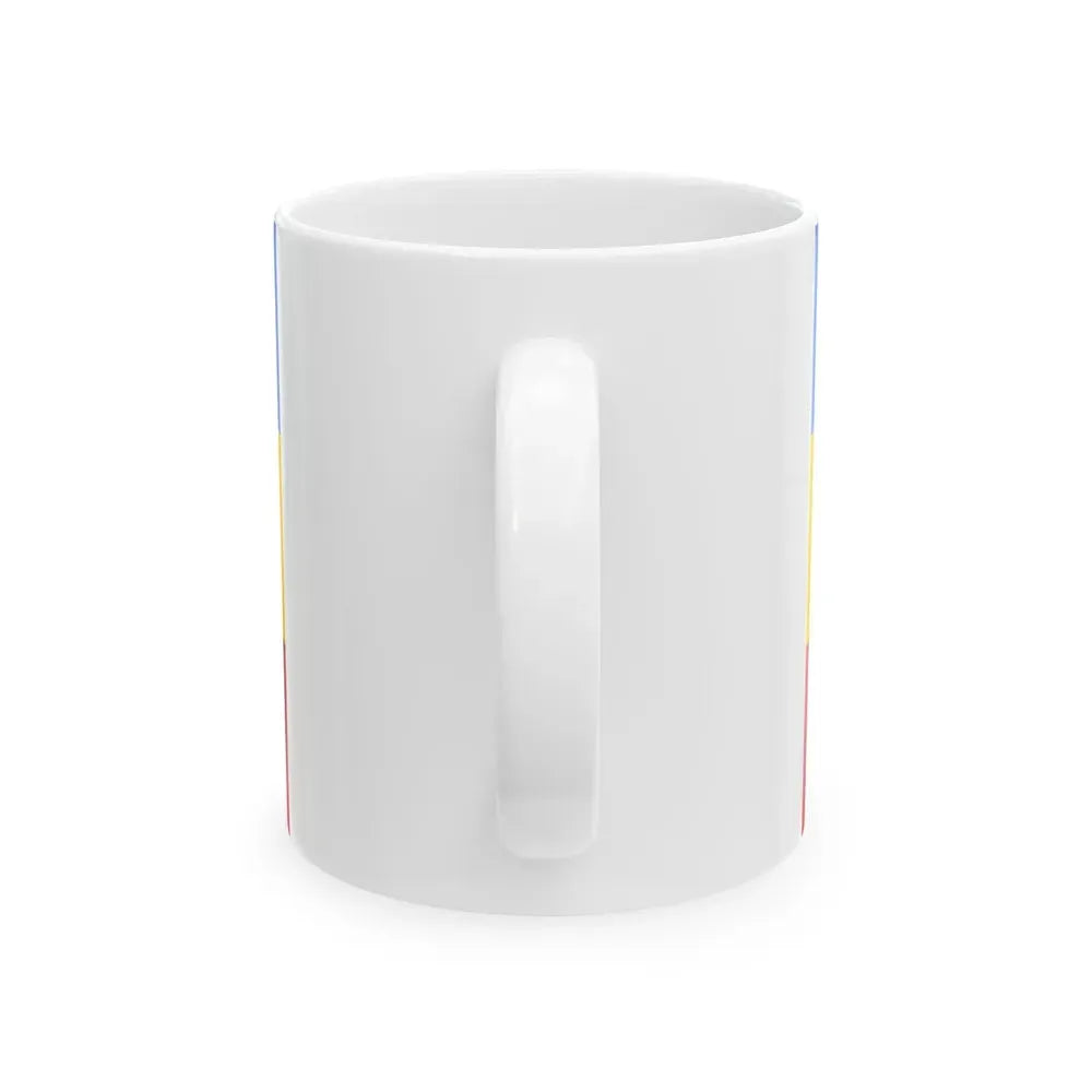 Flag of Francisco de Miranda 1806 (Colombia) White Coffee Mug - Go Mug Yourself