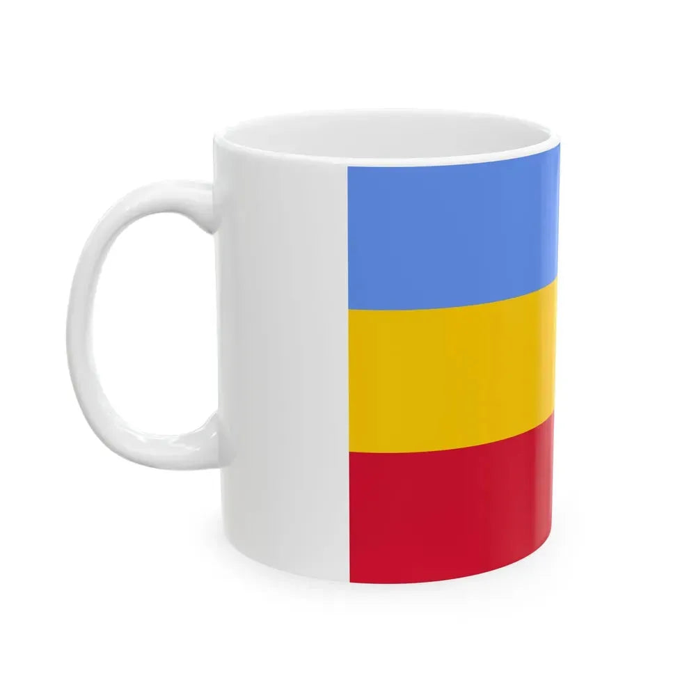 Flag of Francisco de Miranda 1806 (Colombia) White Coffee Mug - Go Mug Yourself