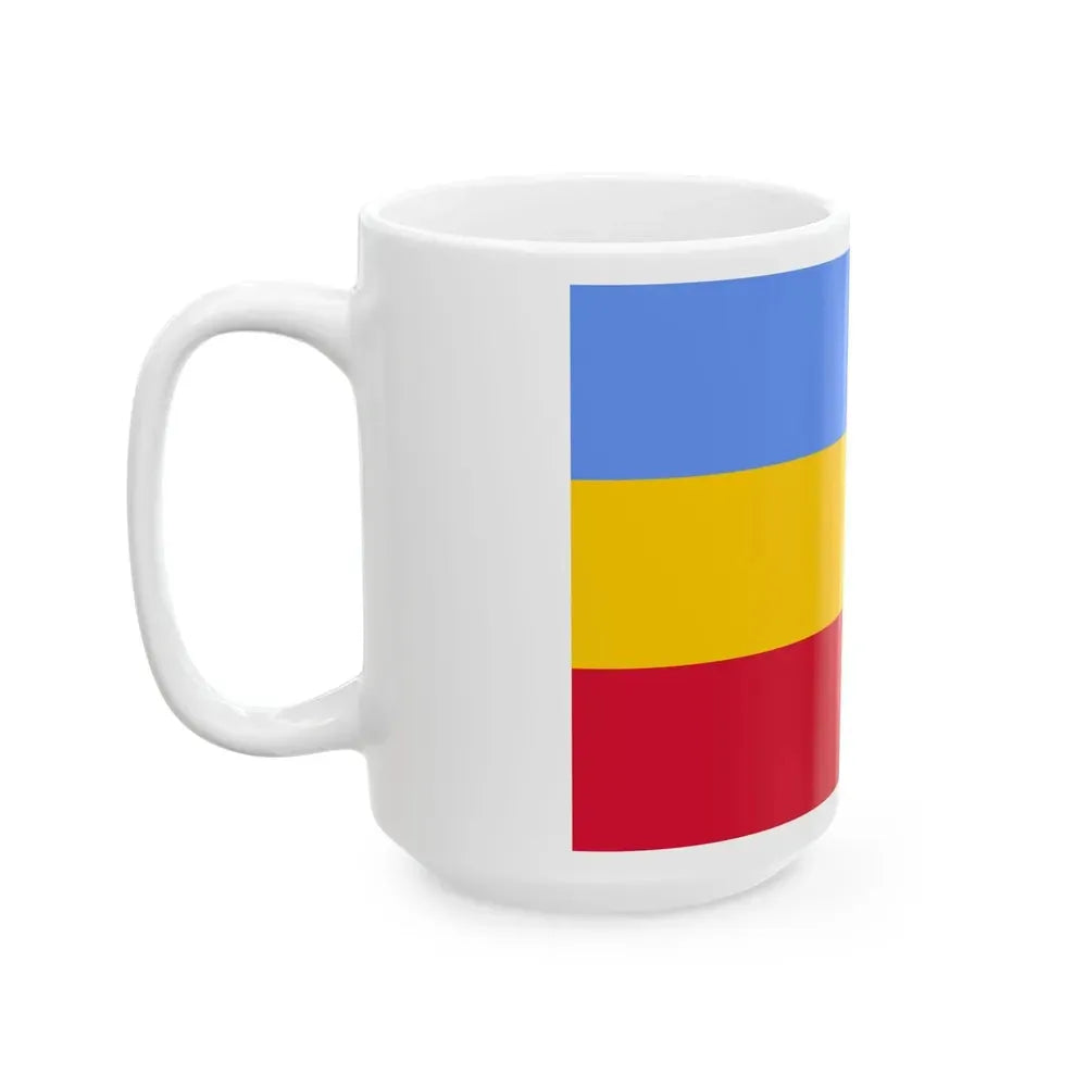 Flag of Francisco de Miranda 1806 (Colombia) White Coffee Mug - Go Mug Yourself