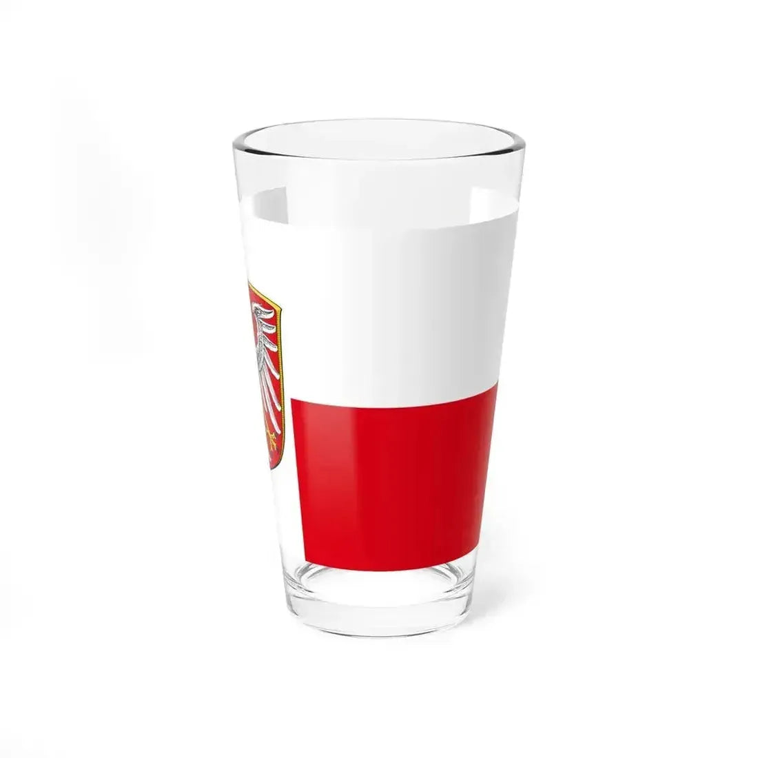 Flag of Frankfurt am Main Germany - Pint Glass 16oz 16oz - Go Mug Yourself