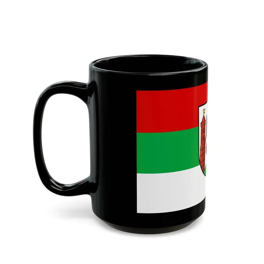 Flag of Frankfurt an der Oder Germany - Black Coffee Mug - Go Mug Yourself