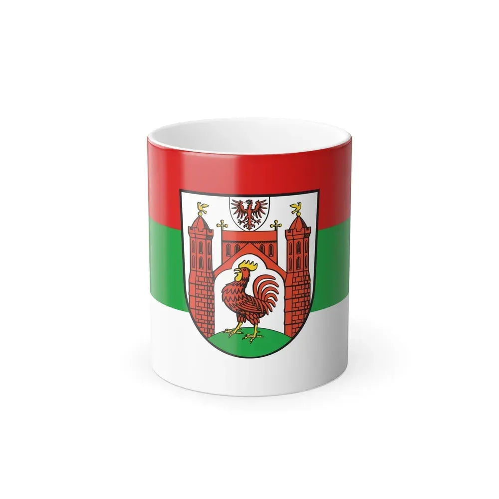 Flag of Frankfurt an der Oder Germany - Color Changing Coffee Mug 11oz - Go Mug Yourself