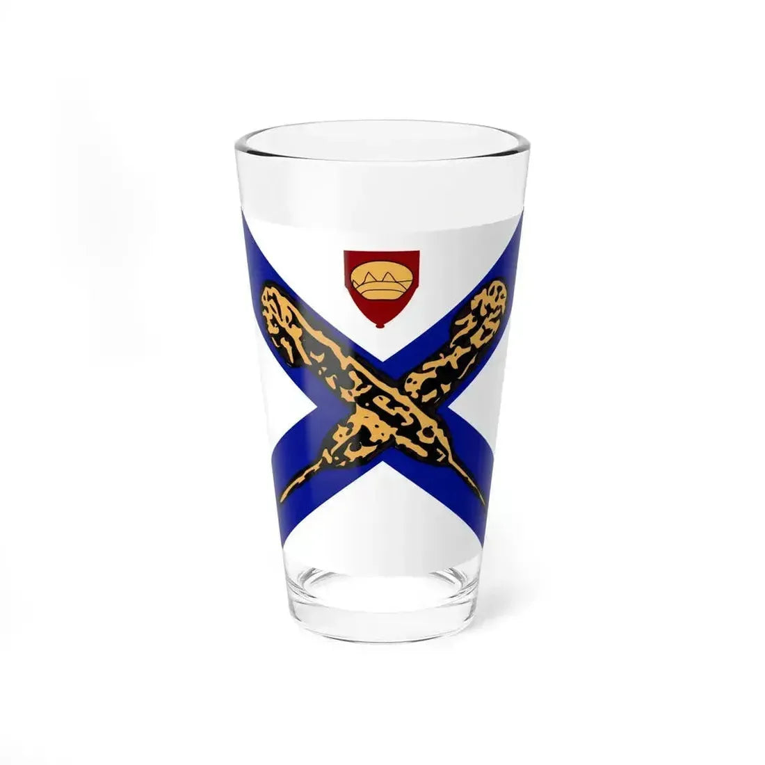 Flag of Fredericksburg, Virginia - Pint Glass 16oz 16oz - Go Mug Yourself