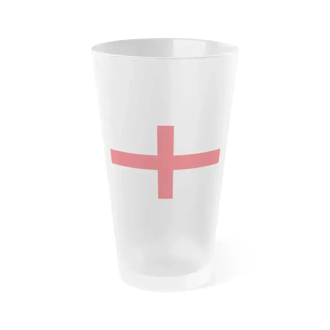 Flag of Freiburg im Breisgau Germany - Frosted Pint Glass 16oz 16oz Frosted - Go Mug Yourself