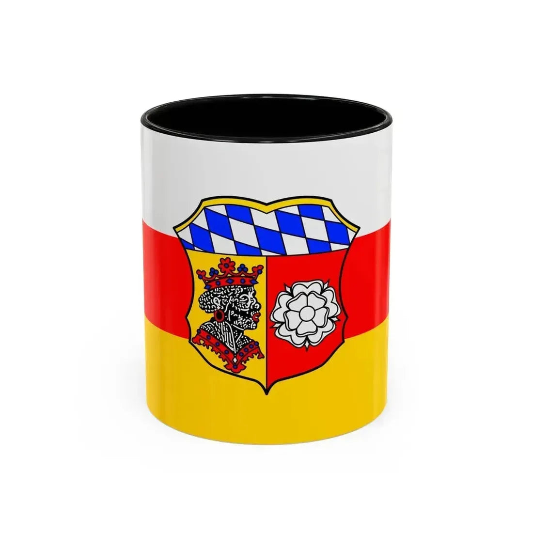 Flag of Freising Germany - Accent Coffee Mug 11oz Black - Go Mug Yourself