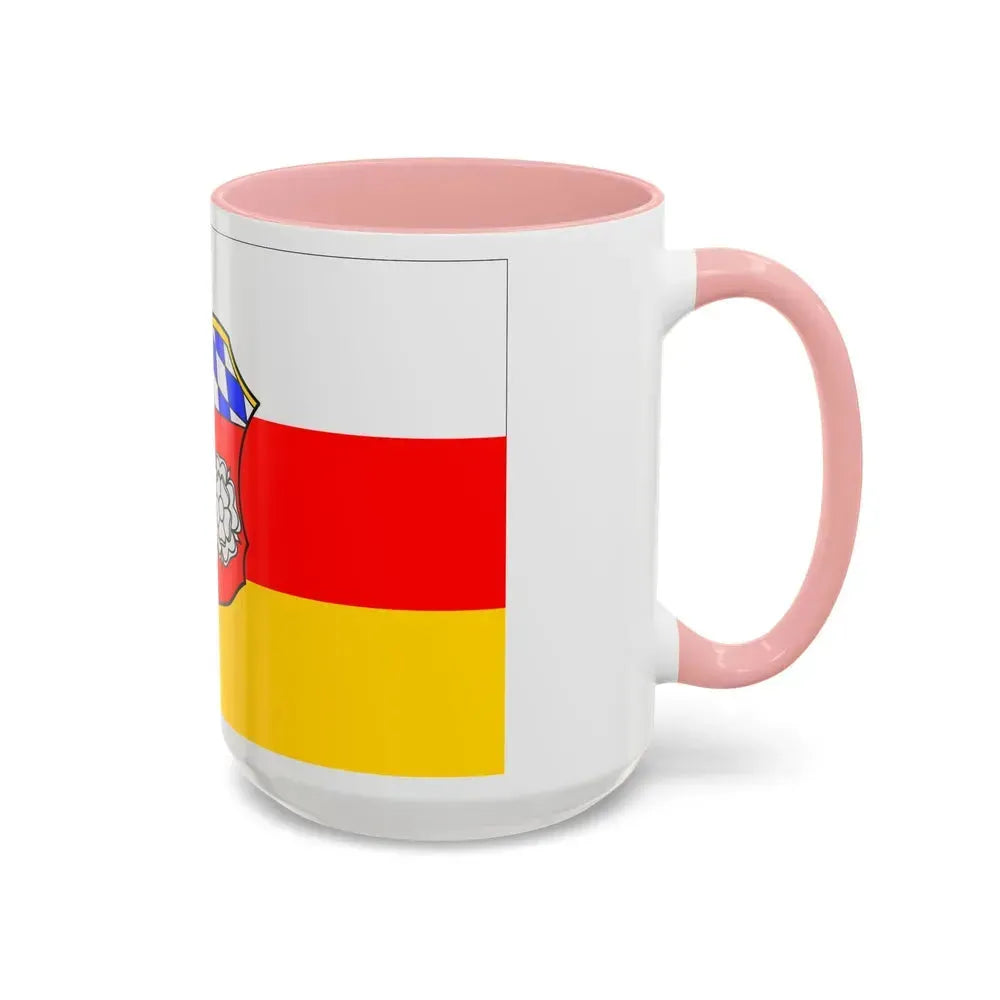 Flag of Freising Germany - Accent Coffee Mug - Go Mug Yourself