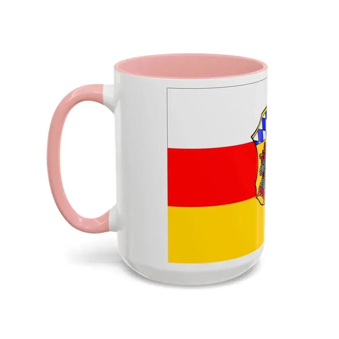 Flag of Freising Germany - Accent Coffee Mug - Go Mug Yourself