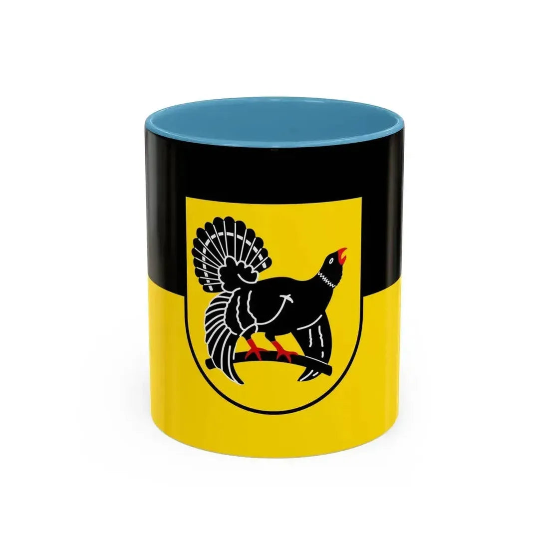 Flag of Freudenstadt Germany - Accent Coffee Mug 11oz Light Blue - Go Mug Yourself