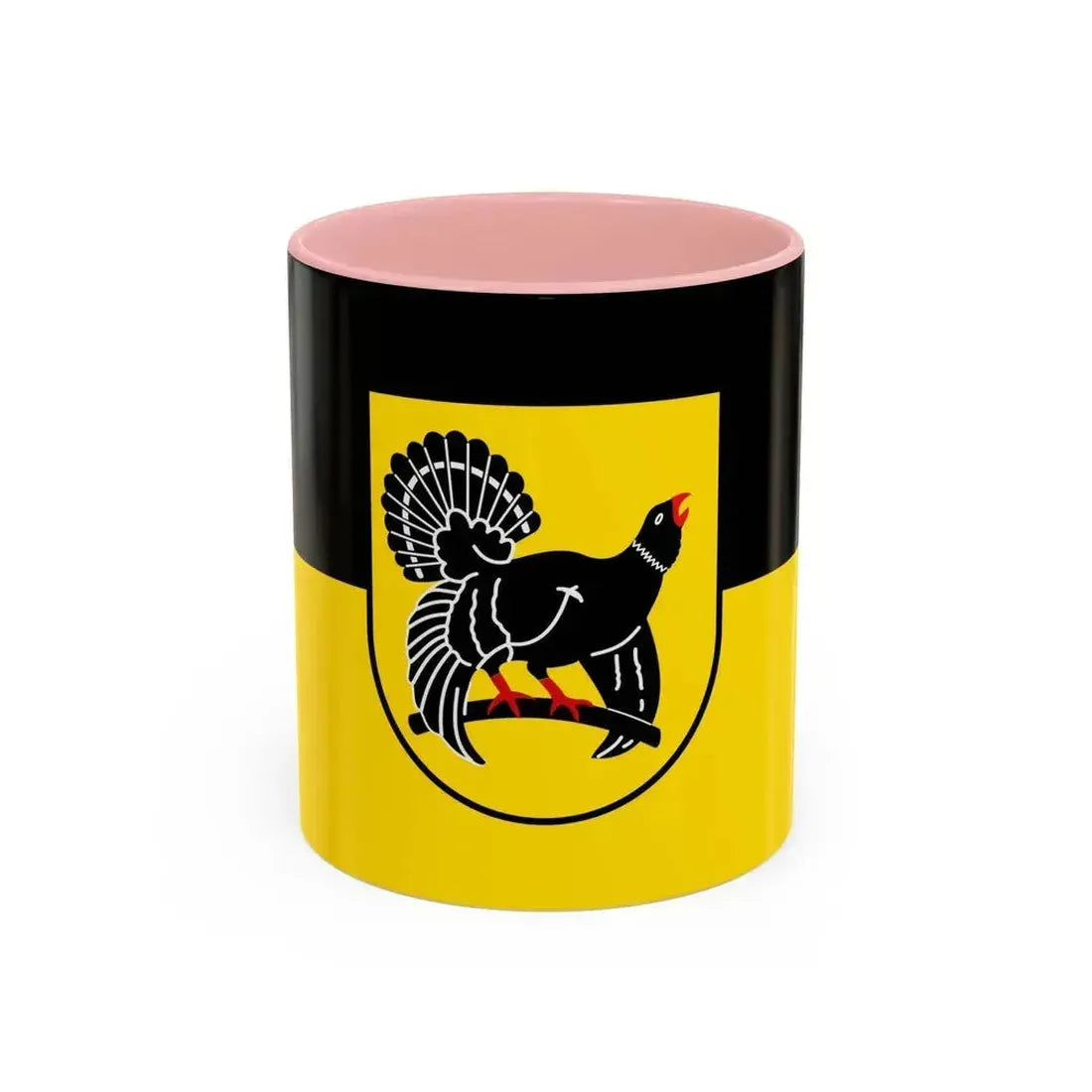Flag of Freudenstadt Germany - Accent Coffee Mug 11oz Pink - Go Mug Yourself