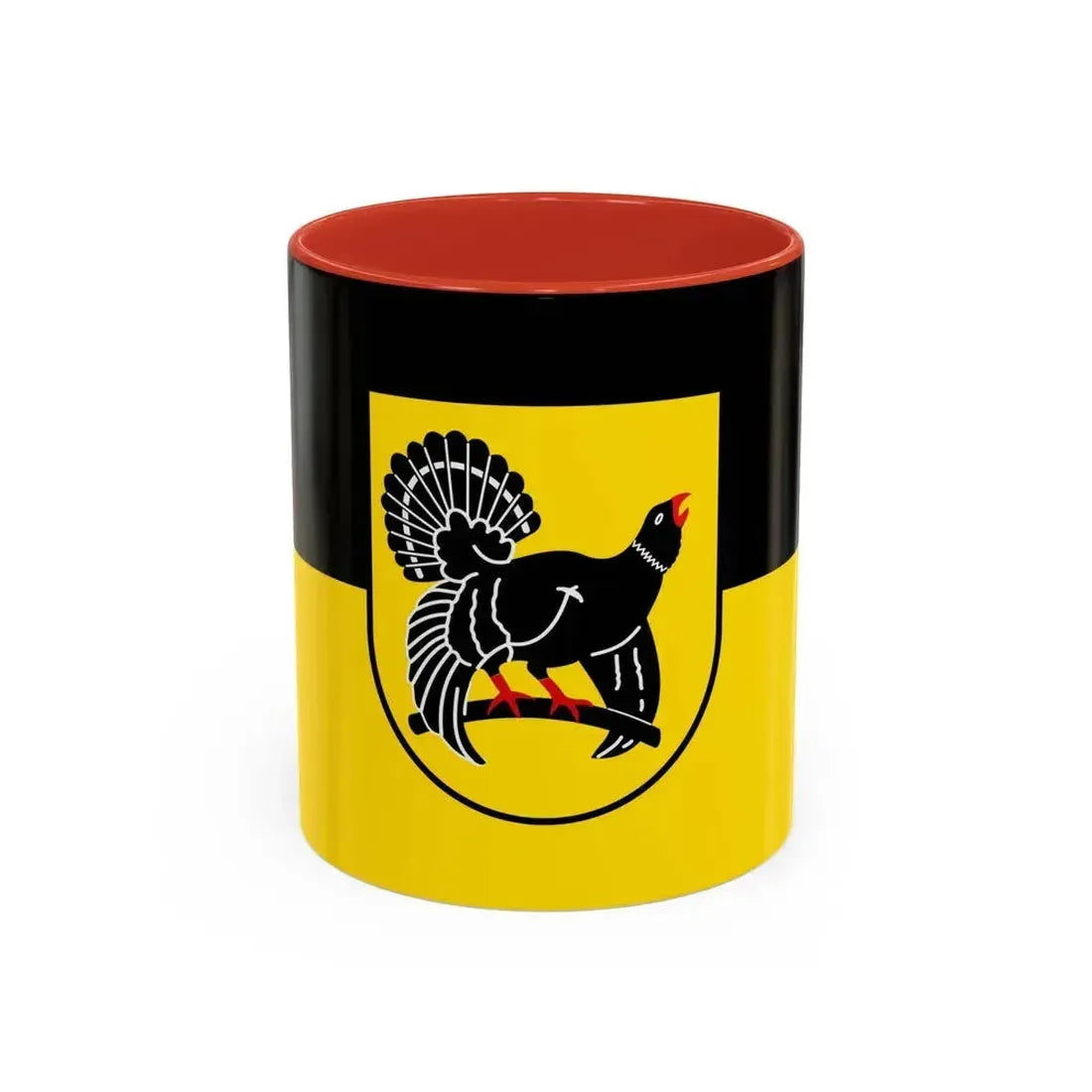 Flag of Freudenstadt Germany - Accent Coffee Mug 11oz Red - Go Mug Yourself