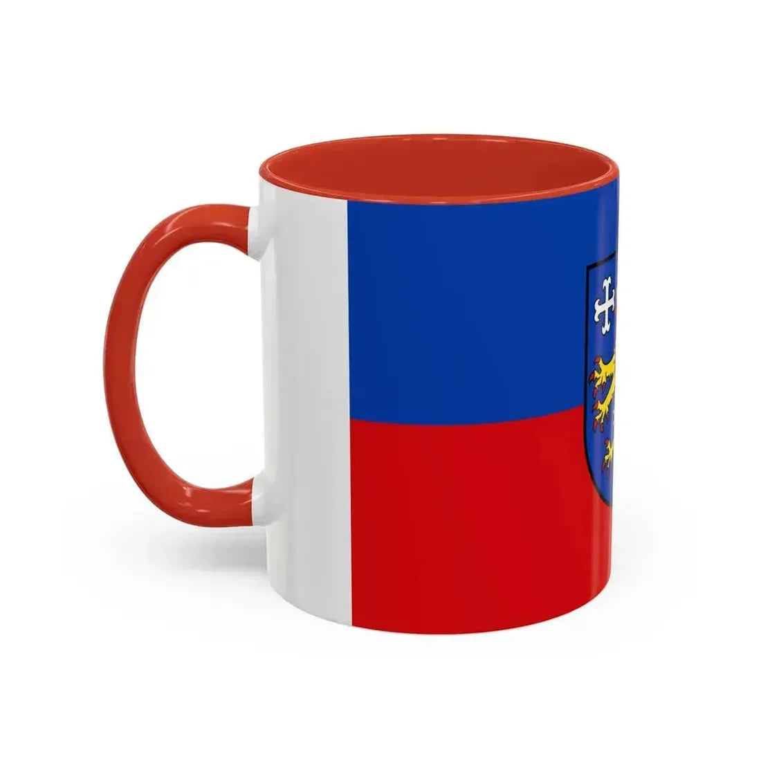 Flag of Friesland 2 Germany - Accent Coffee Mug - Go Mug Yourself