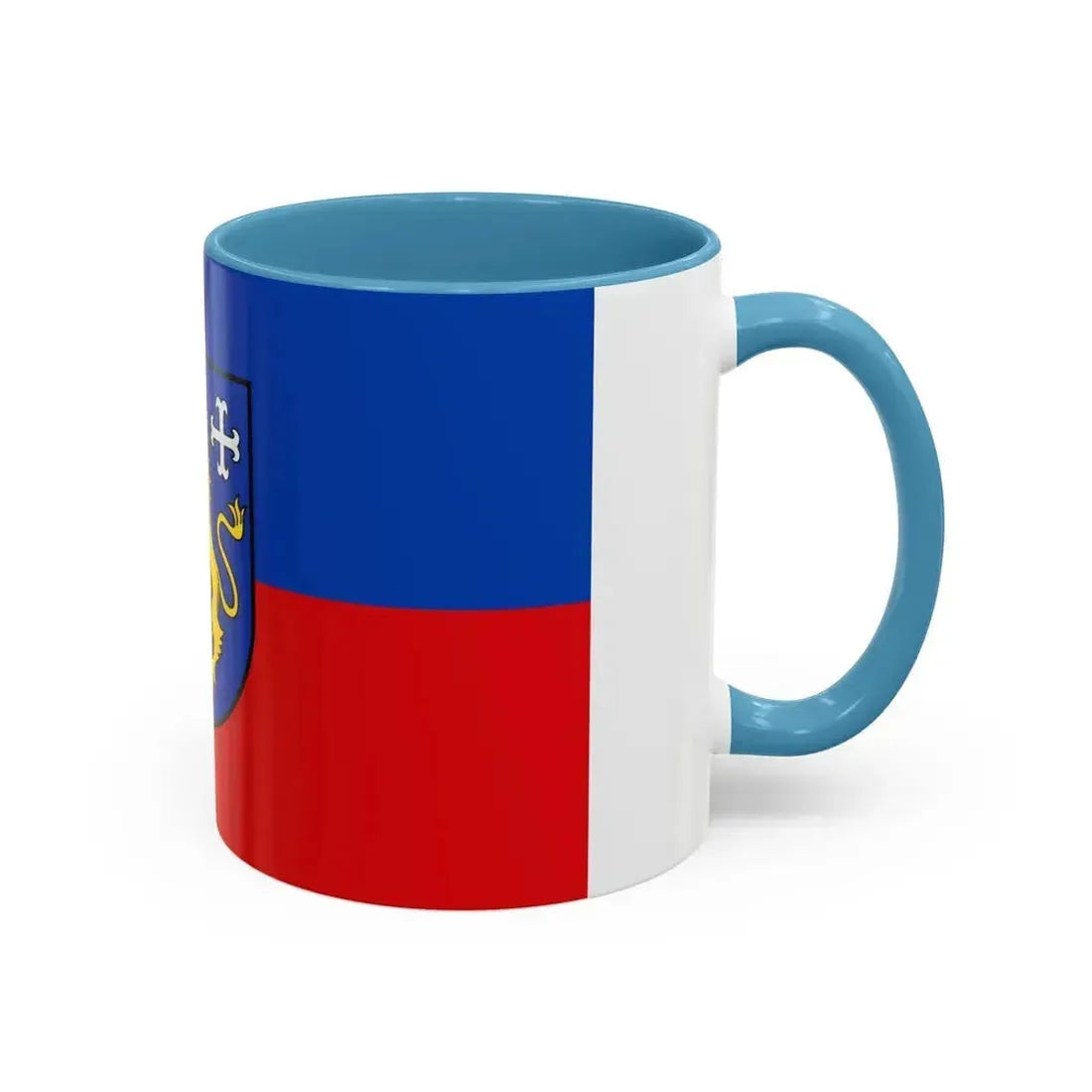 Flag of Friesland 2 Germany - Accent Coffee Mug - Go Mug Yourself
