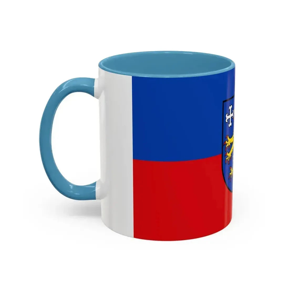 Flag of Friesland 2 Germany - Accent Coffee Mug - Go Mug Yourself
