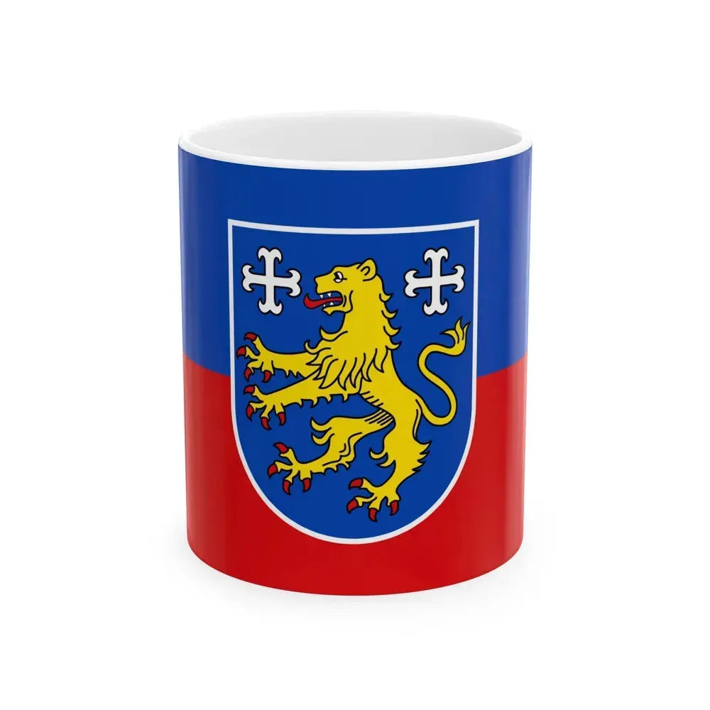 Flag of Friesland Germany - White Coffee Mug 11oz - Go Mug Yourself