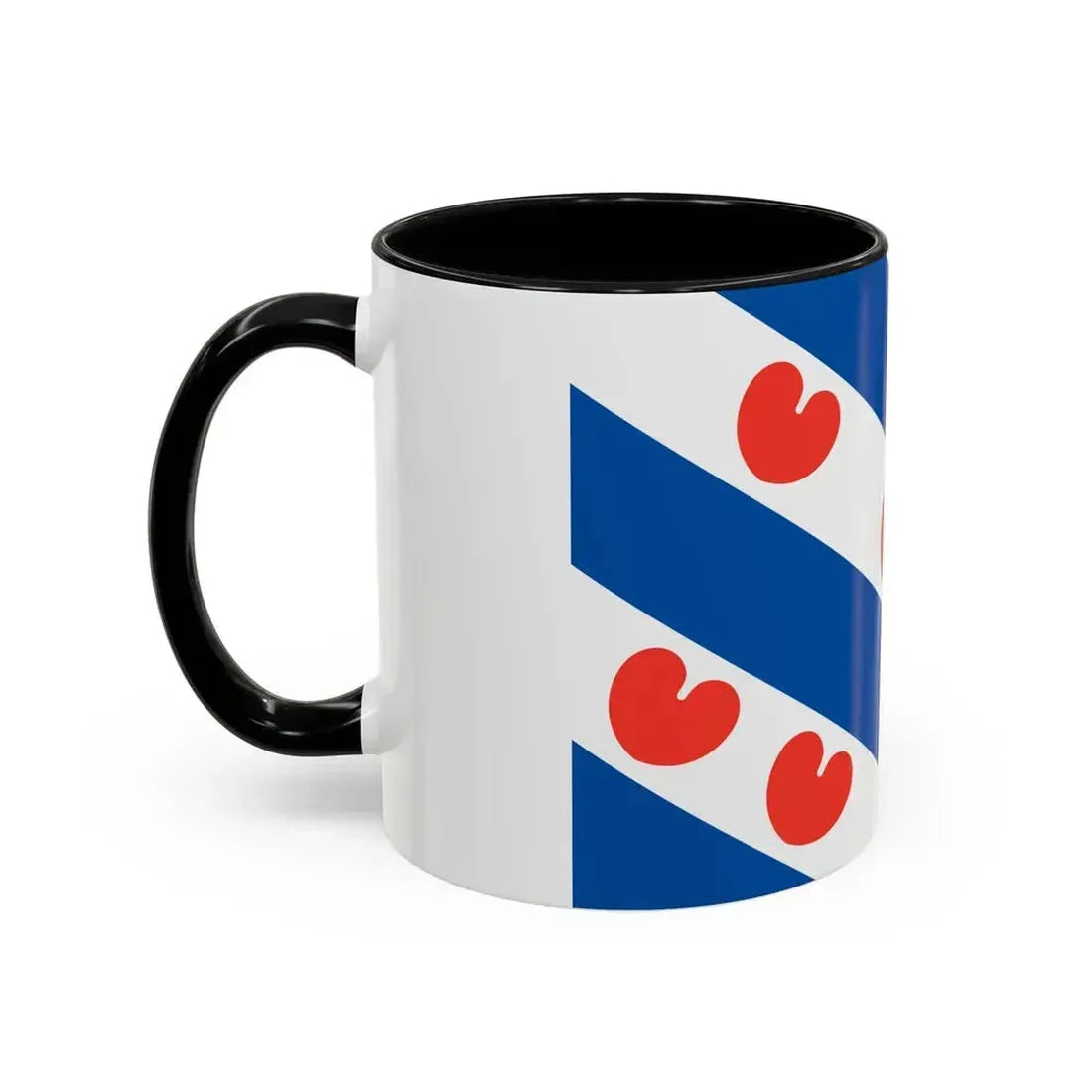Flag of Friesland Netherlands - Accent Coffee Mug - Go Mug Yourself