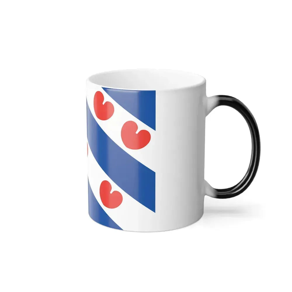 Flag of Friesland Netherlands - Color Changing Coffee Mug - Go Mug Yourself