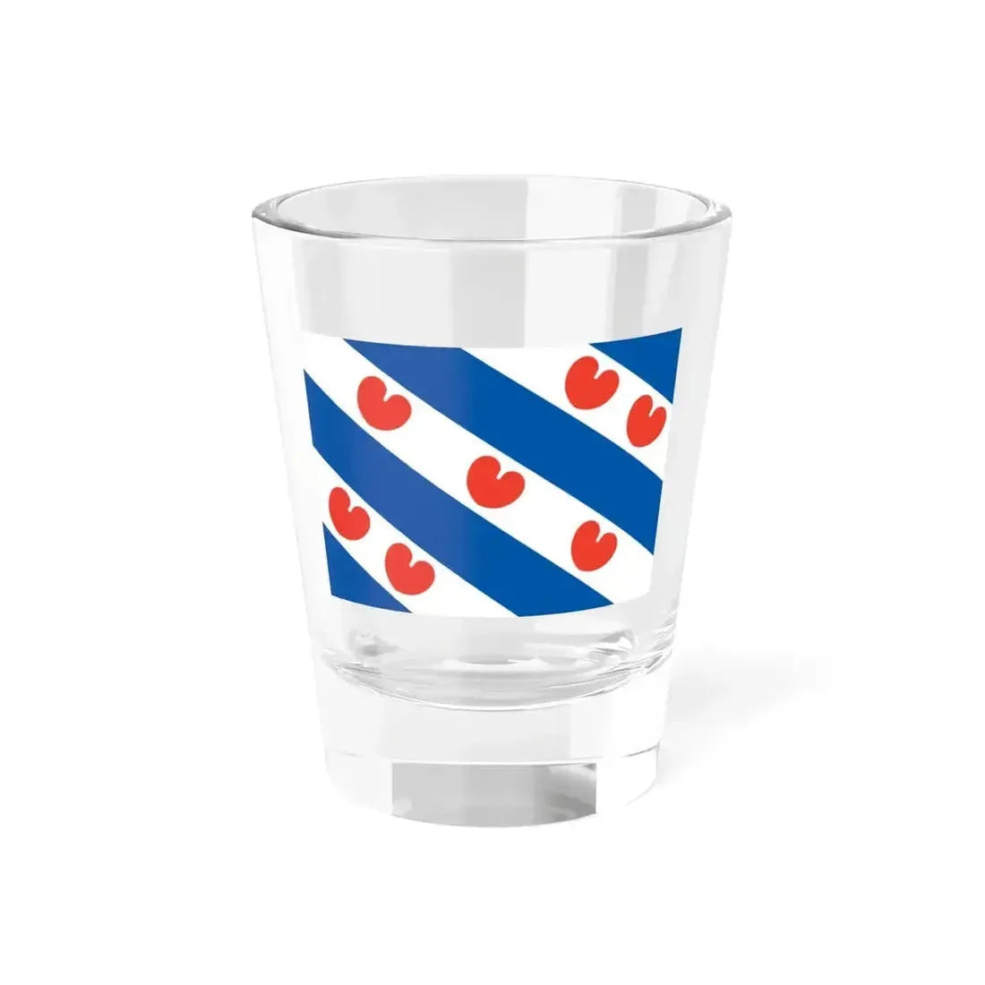Flag of Friesland Netherlands - Shot Glass 1.5oz 1.5oz - Go Mug Yourself