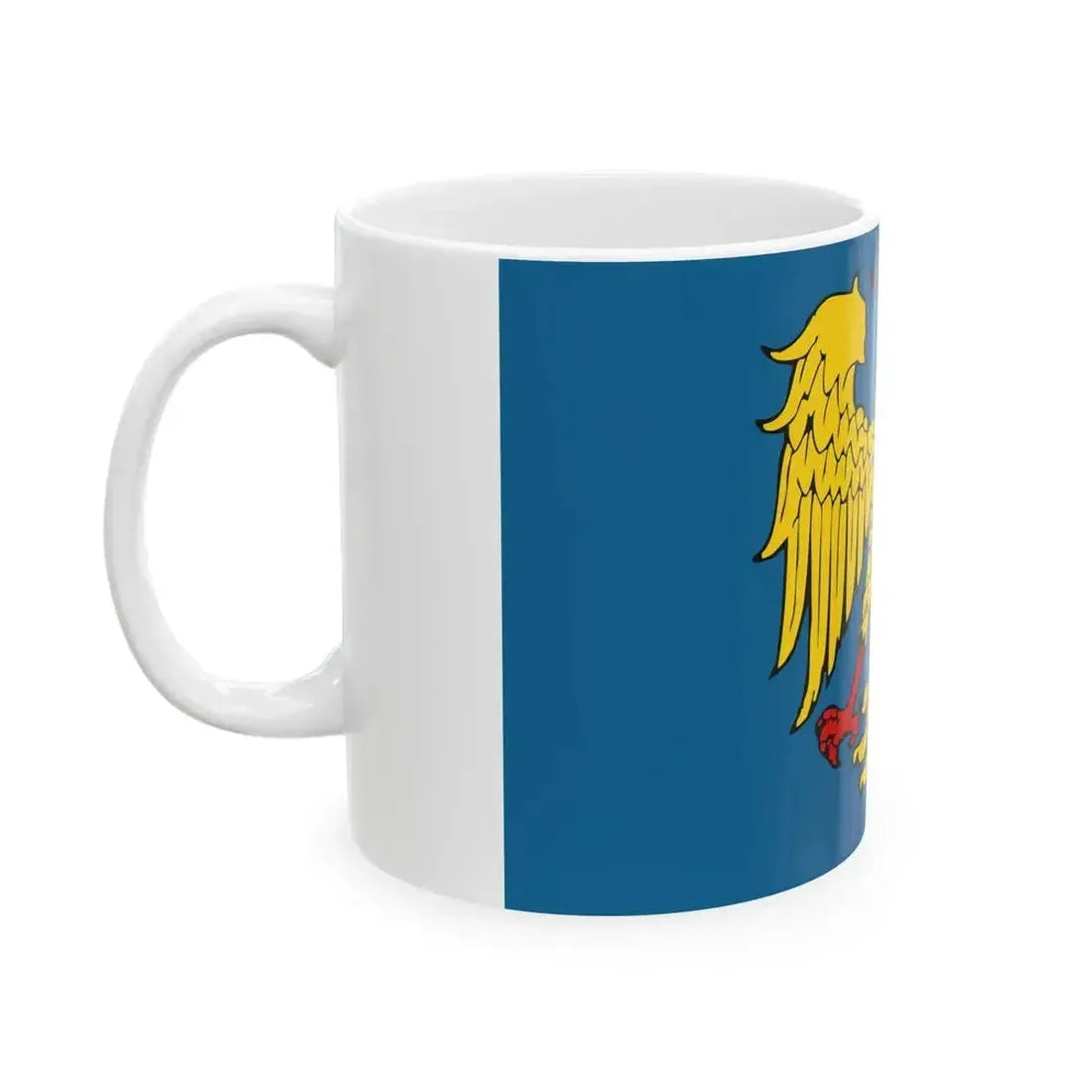 Flag of Friuli Lega Nord (Italy) White Coffee Mug - Go Mug Yourself