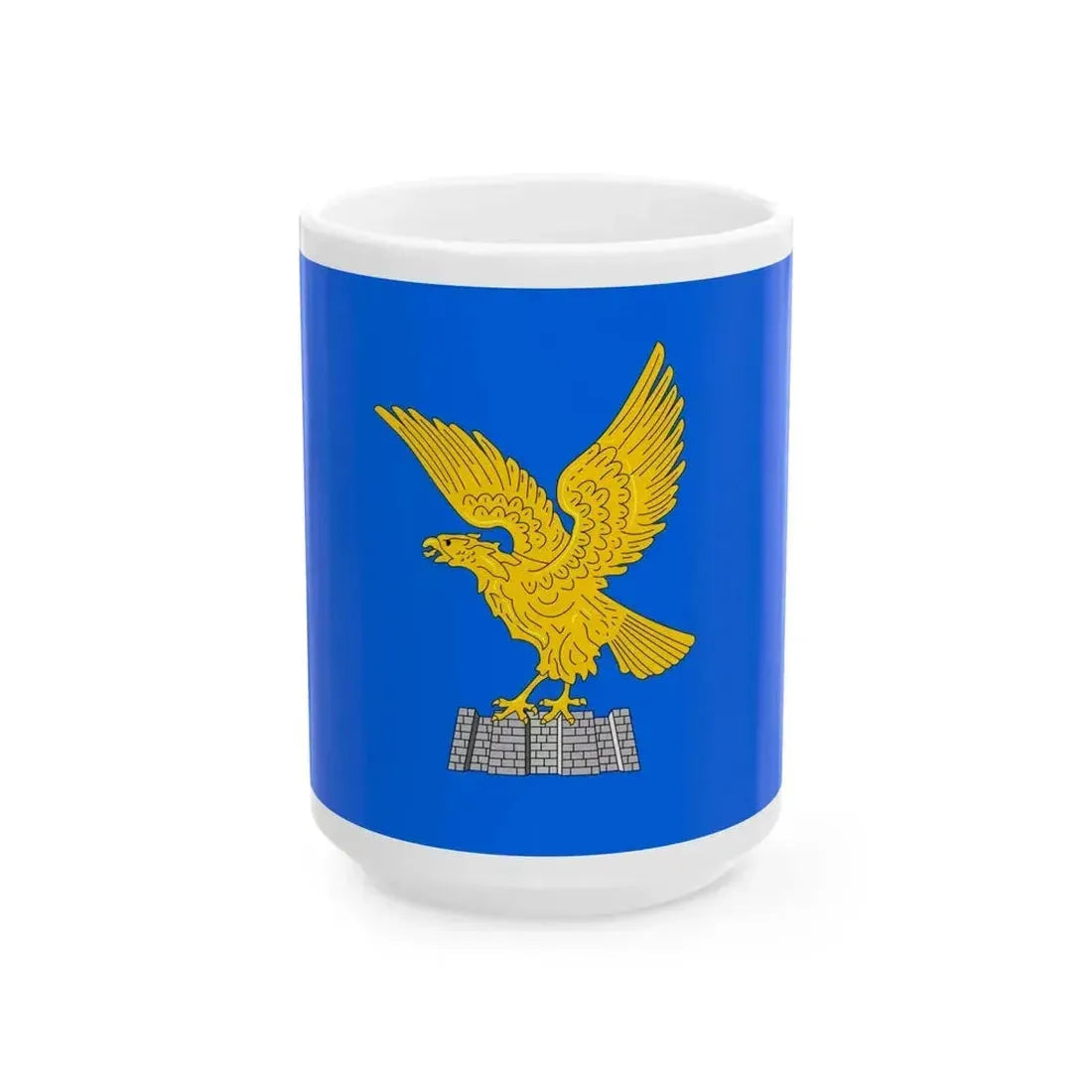 Flag of Friuli-Venezia Giulia (Italy) White Coffee Mug 15oz - Go Mug Yourself