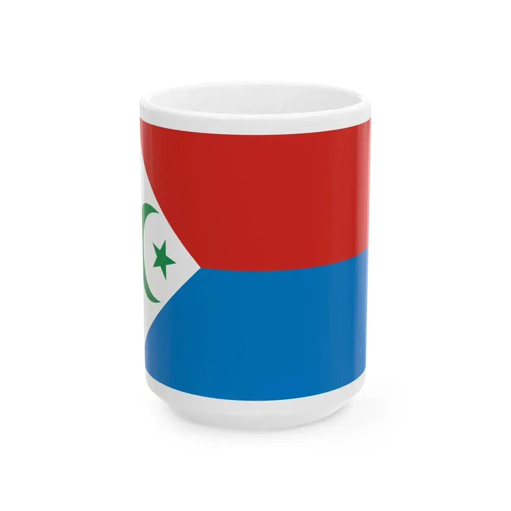 Flag of Frolinat (Chad) White Coffee Mug 15oz - Go Mug Yourself