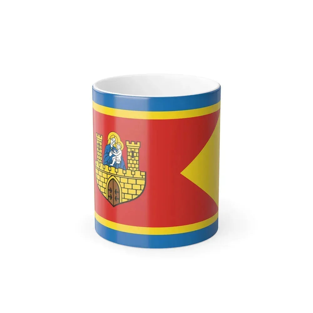 Flag of Frombork Poland - Color Changing Coffee Mug 11oz - Go Mug Yourself