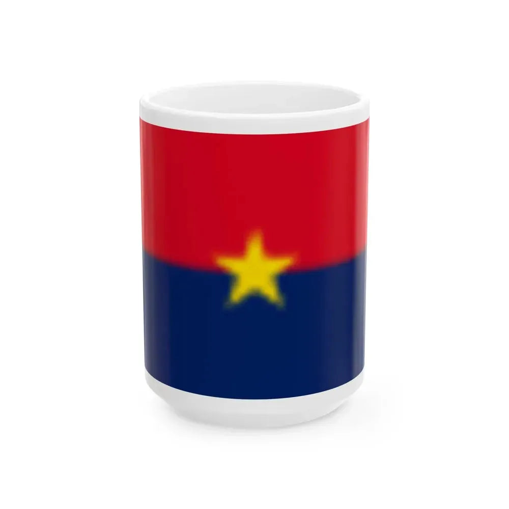 Flag of Fujian Peoples Government (China) White Coffee Mug 15oz - Go Mug Yourself