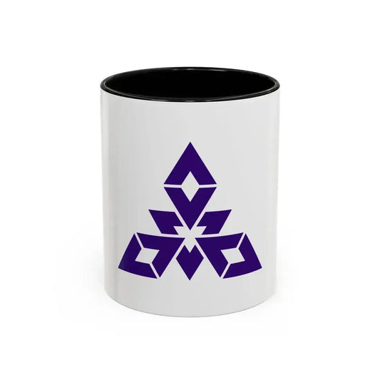 Flag of Fukuoka City Japan - Accent Coffee Mug 11oz Black - Go Mug Yourself