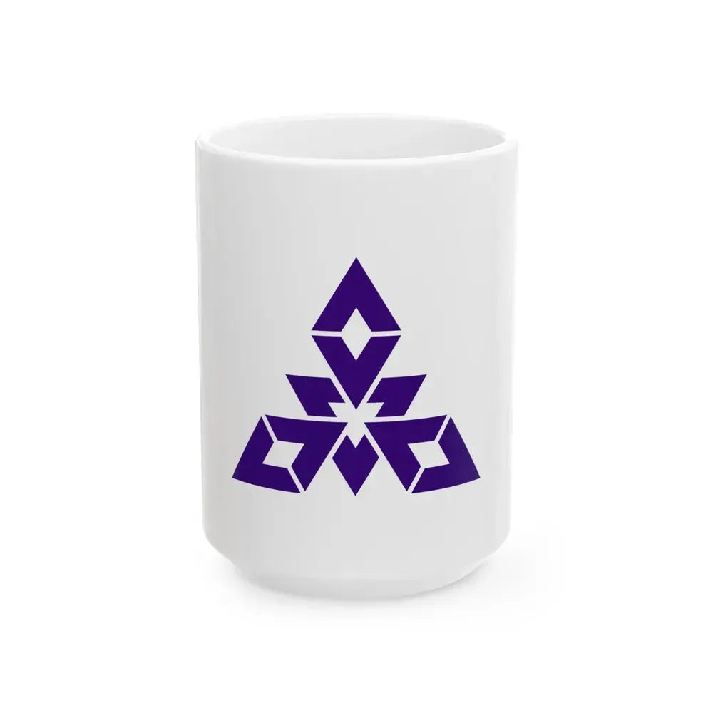 Flag of Fukuoka City Japan - White Coffee Mug 15oz - Go Mug Yourself