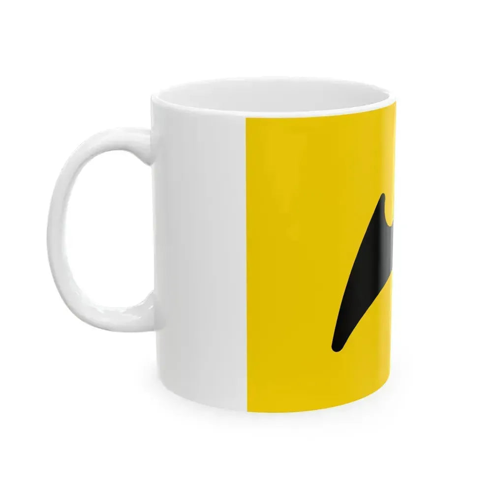 Flag of Fukuyama Hiroshima Japan - White Coffee Mug - Go Mug Yourself